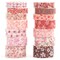 14 Rolls Sakura Washi Tape Set Flowers Arts Adhesive Tapes Cherry Blossom Decorative Masking Tape Sets for Craft, Kids, Scrapbook, DIY, Gift Wrapping (Blush Petals)